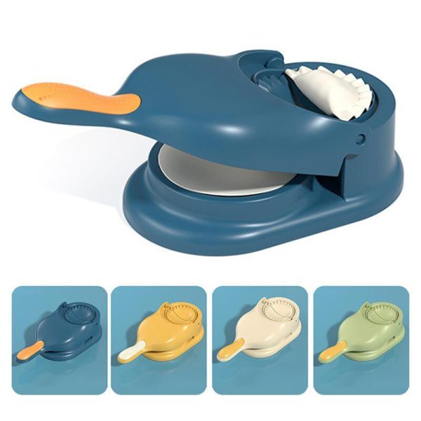 2-in-1 Dumpling Wrapper Tool Food Grade Manual Dumpling Wrapper Mold Labor-saving Baking Pastry Home Kitchen Gadget (random Color)(without Box )