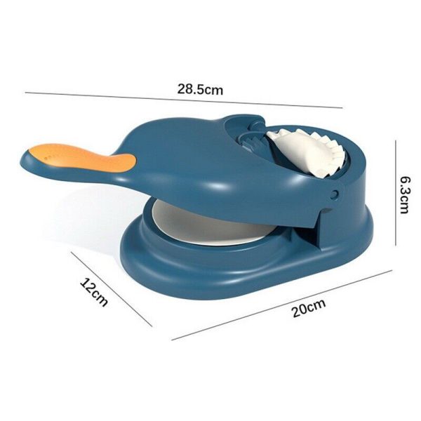 2-in-1 Dumpling Wrapper Tool Food Grade Manual Dumpling Wrapper Mold Labor-saving Baking Pastry Home Kitchen Gadget (random Color)(without Box )