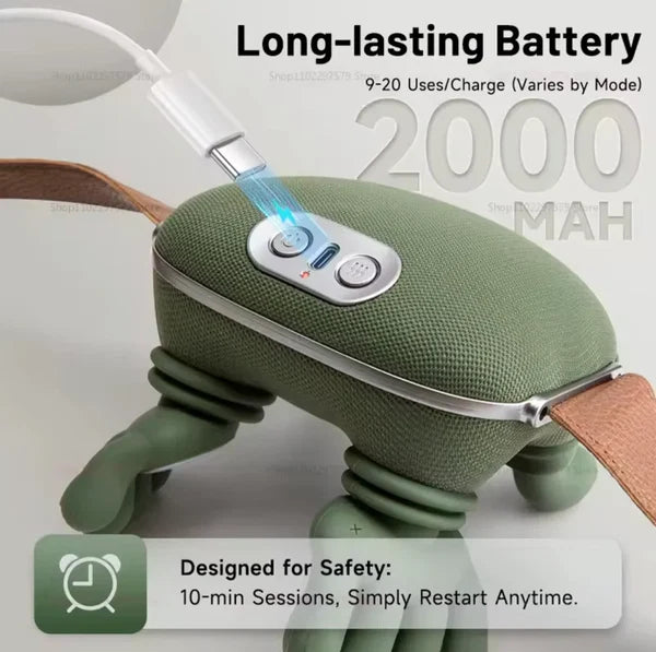 Heated Pillow Neck And Back Shoulder Massager