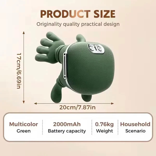 Heated Pillow Neck And Back Shoulder Massager