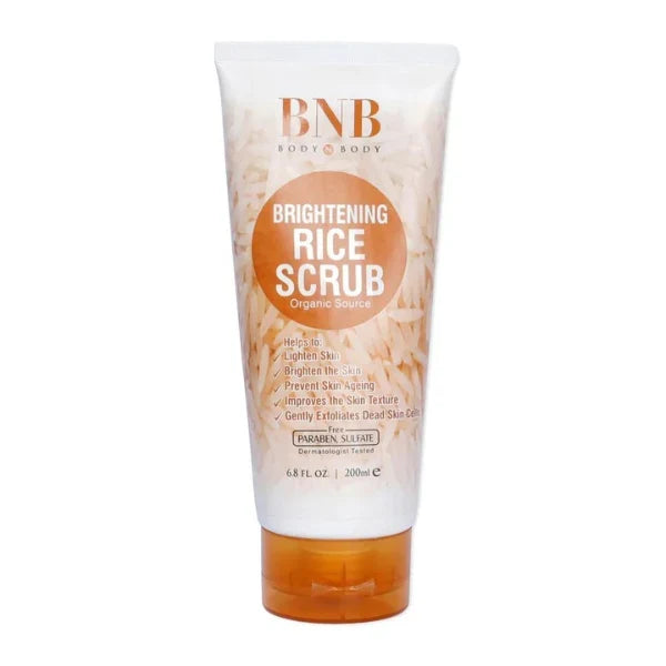 Bnb Whitening Rice Organic Glow Kit | Organic Rice Facial Skin Care Kit, Brightening Face Scrub (without Box)