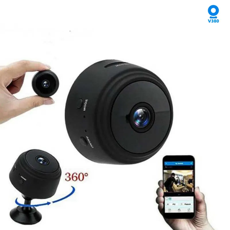 A9 Mini WiFi Camera – 1080P HD | Night Vision | Motion Detection| Free Delivery