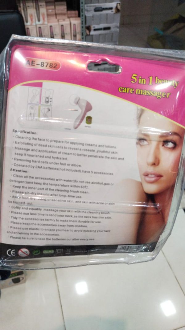 Facial Electric Cleanser And Massager, Face Massager Machine, Skin Electric Cleanser, Scrub Beauty Device Scrubber, Beauty Care Brush For Removing Blackhead Exfoliating And Massaging, Beauty Tool Device