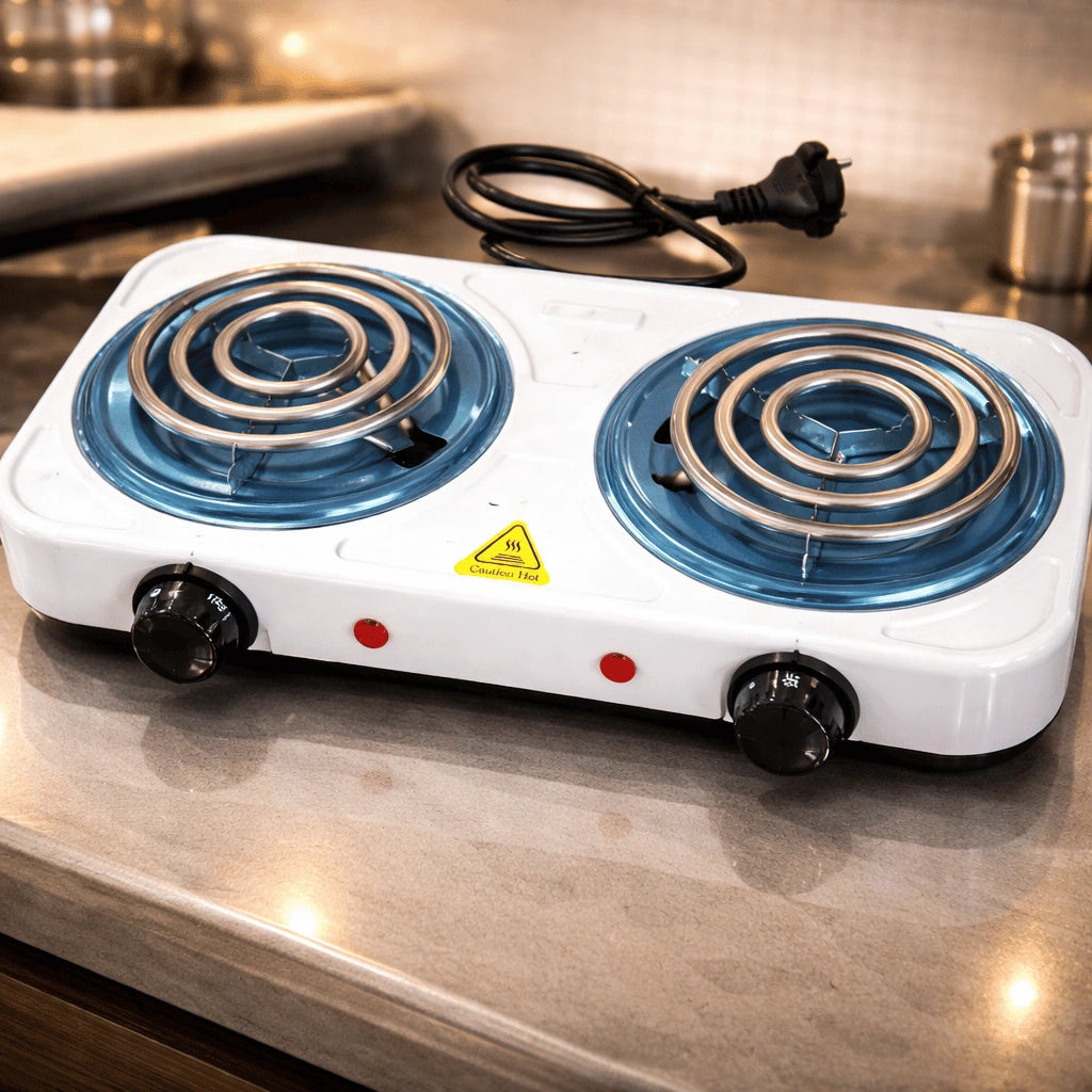 Electric Stove For Cooking, Hot Plate Heat Up In Just 2 Mins, Easy To Clean